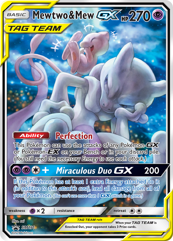 Mewtwo et Mew GX