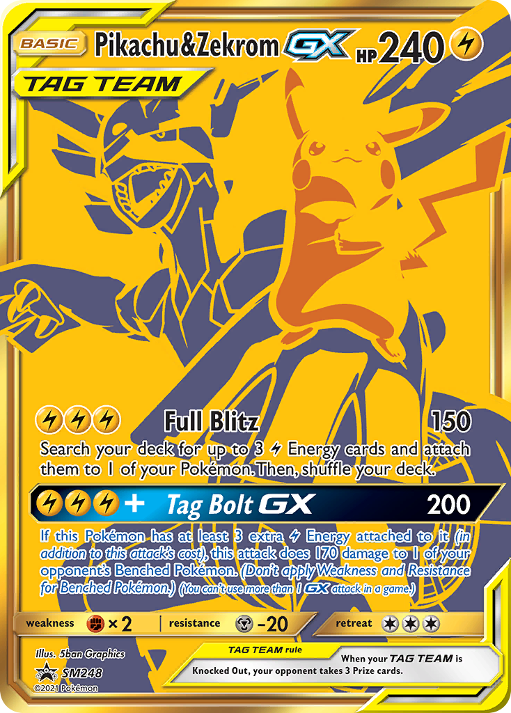 Pikachu et Zekrom GX