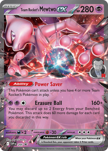 Mewtwo-ex de la Team Rocket