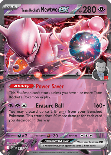 Mewtwo-ex de la Team Rocket