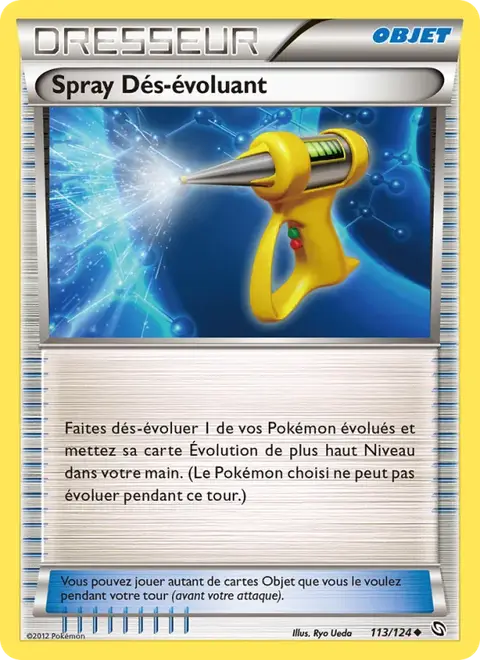 Spray Dés-évoluant