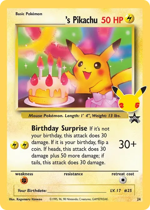 Pikachu de ________