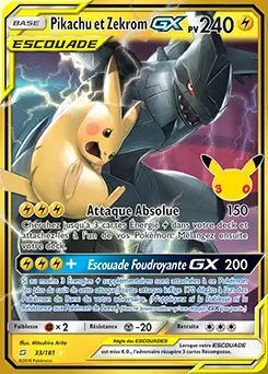 Pikachu et Zekrom GX