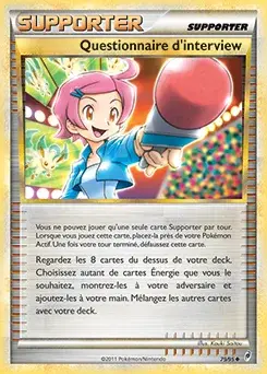 Questionnaire d'interview