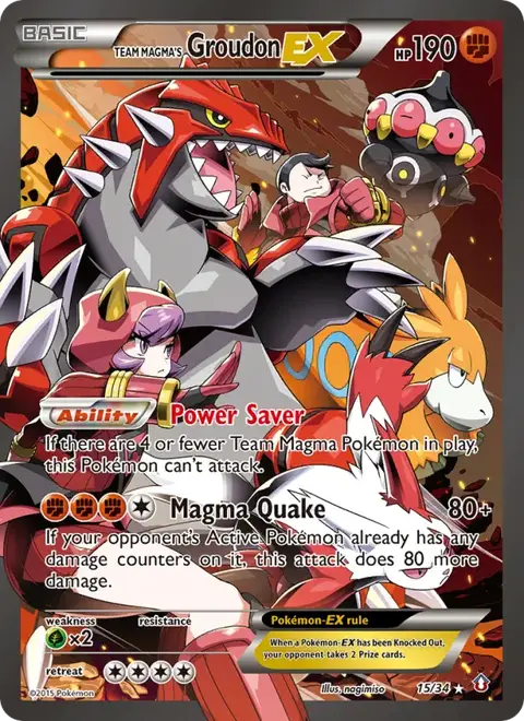 Groudon-EX de la Team Magma