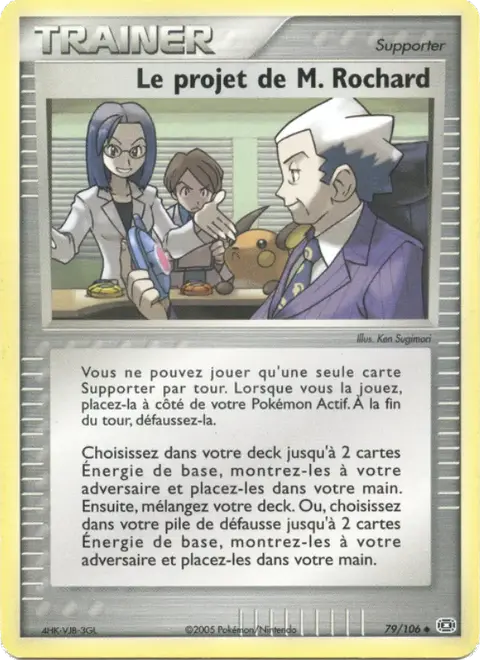Le projet de M. Rochard