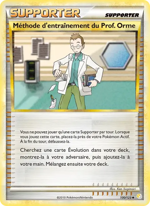 Méthode d'entraînement du Prof.Orme