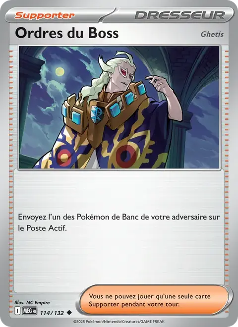Ordres du Boss
