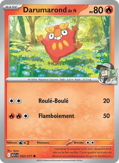 Darumarond de N
