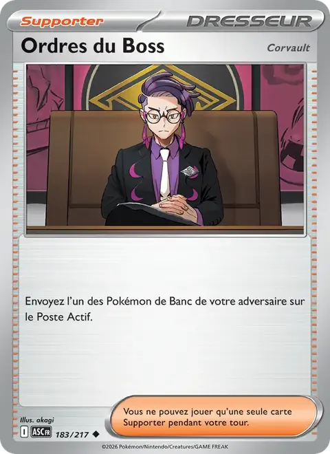 Ordres du Boss