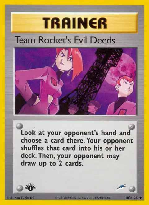 Mauvaises actions des Team Rocket
