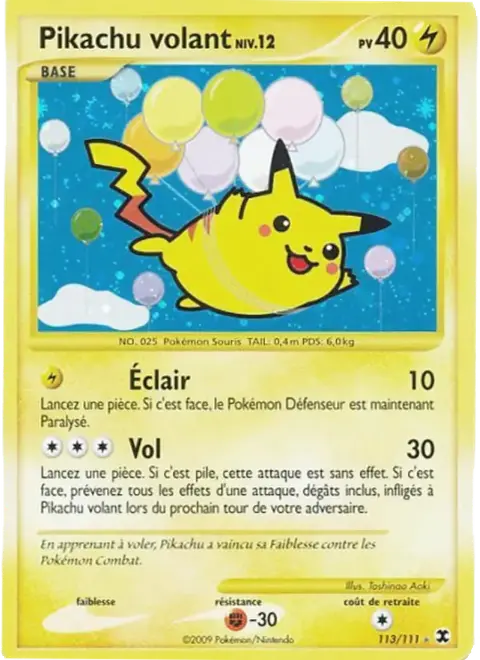Pikachu volant Niv. 12
