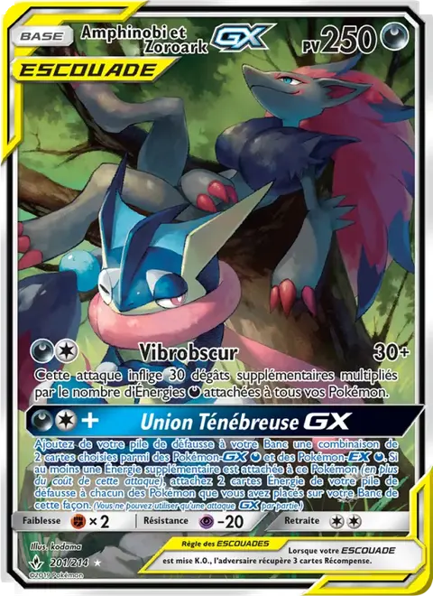 Amphinobi et Zoroark GX