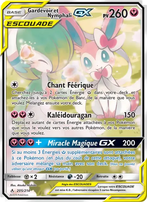 Gardevoir et Nymphali GX