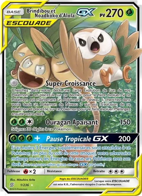 Brindibou et Noadkoko d’Alola GX