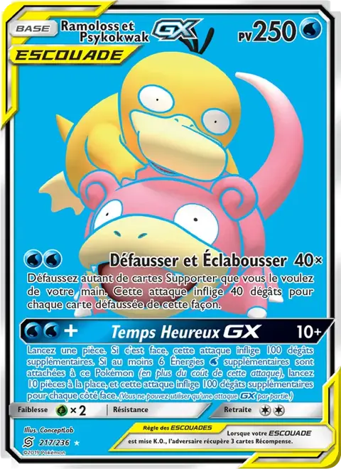 Ramoloss et Psykokwak GX