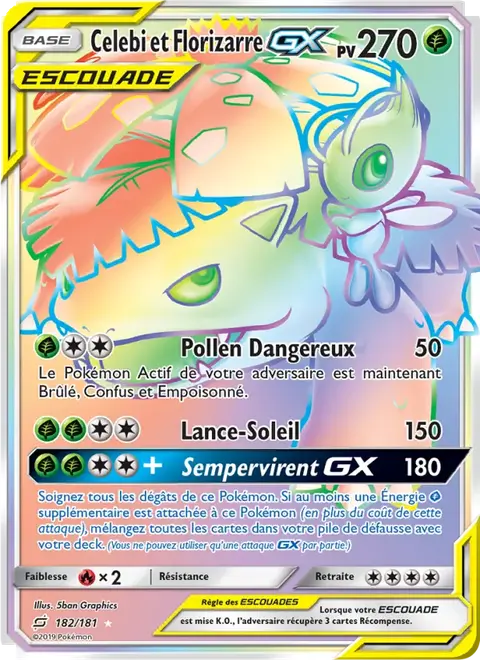 Celebi et Florizarre GX