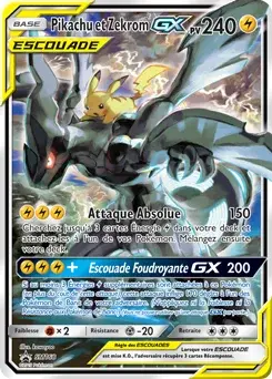 Pikachu et Zekrom GX
