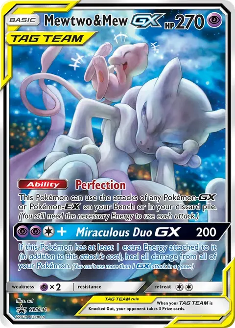 Mewtwo et Mew GX