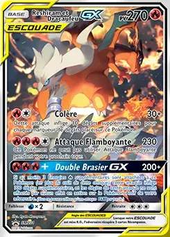 Reshiram et Dracaufeu GX