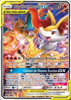 Dracaufeu et Roussil GX