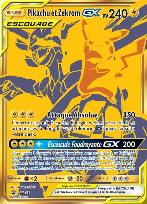 Pikachu et Zekrom GX