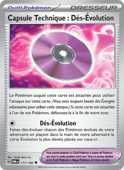Capsule Technique : Dés-Évolution
