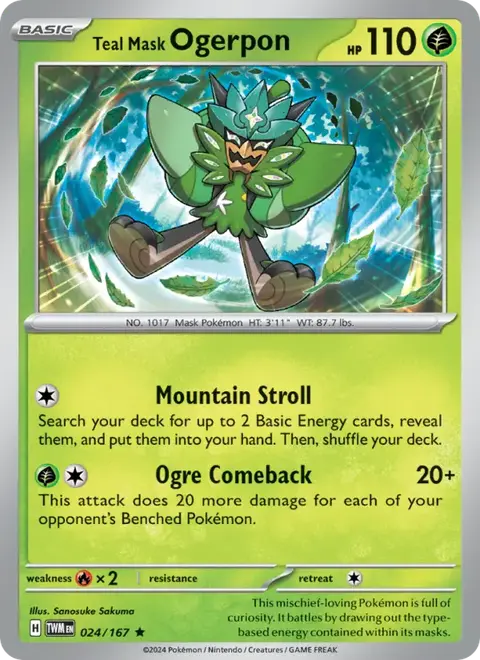 Ogerpon Masque Turquoise