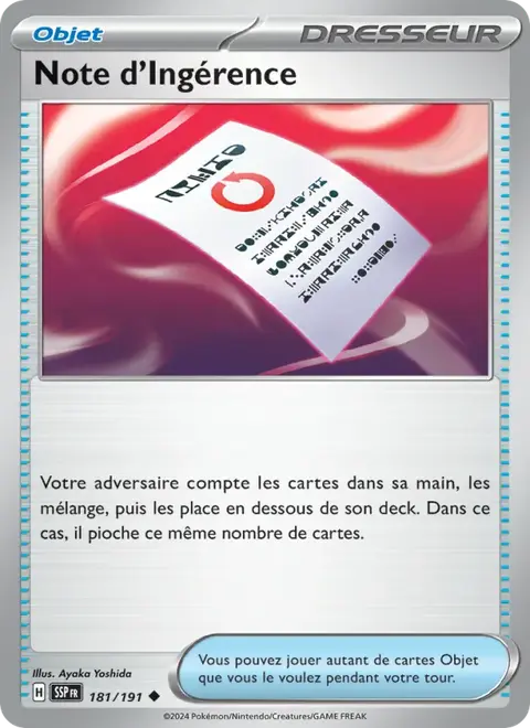 Note d'Ingérence