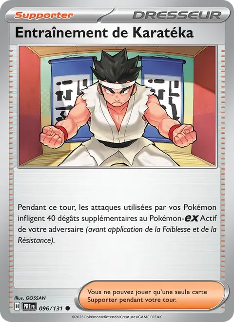 Entraînement de Karatéka