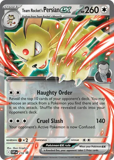 Persian-ex de la Team Rocket