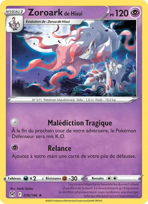 Zoroark de Hisui