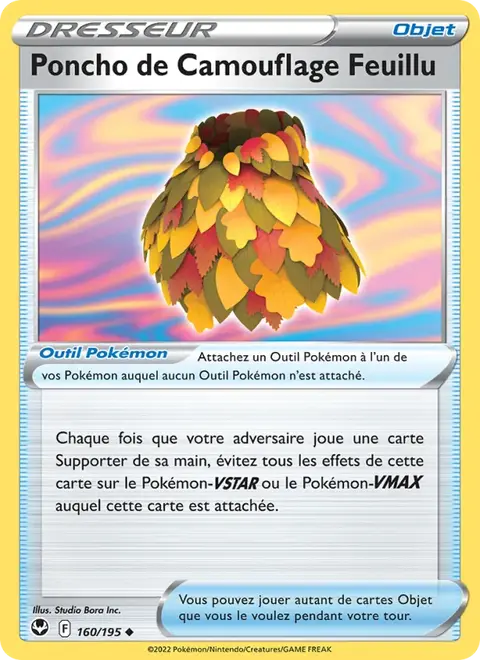 Poncho de Camouflage Feuillu
