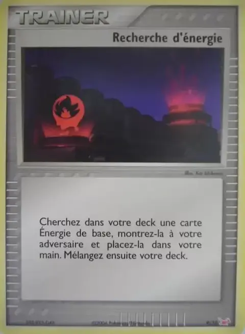 Recherche d'énergie