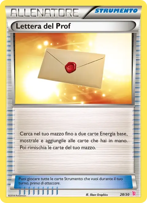 Lettre du Professeur